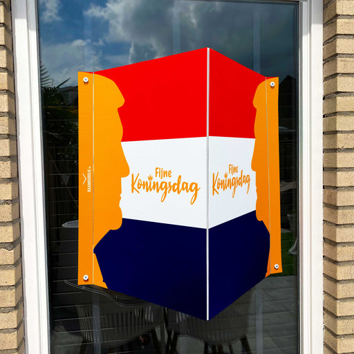 Raambord Fijne Koningsdag Nederlandse vlag - Raambordje.nl