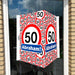 Raambord Abraham 50 jaar - Raambordje.nl