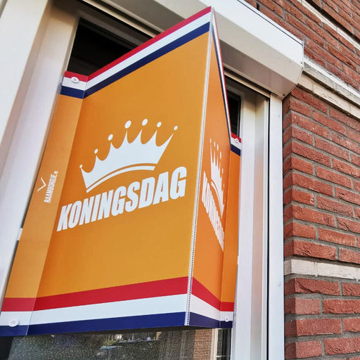 Raambord Koningsdag kroon - Oranje - Raambordje.nl