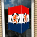 Raambord Nederlandse vlag voetbal - Raambordje.nl