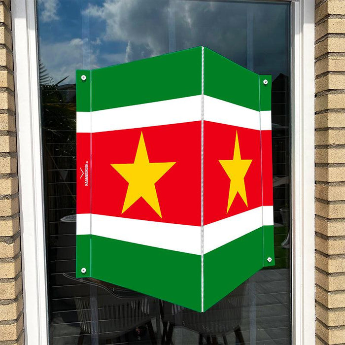 Raambord Surinaamse vlag (Suriname) - Raambordje.nl