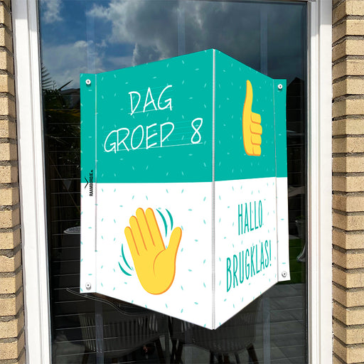 Raambord Dag groep 8 Hallo brugklas - Raambordje.nl