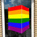 Raambord LHBT Regenboog vlag - Raambordje.nl